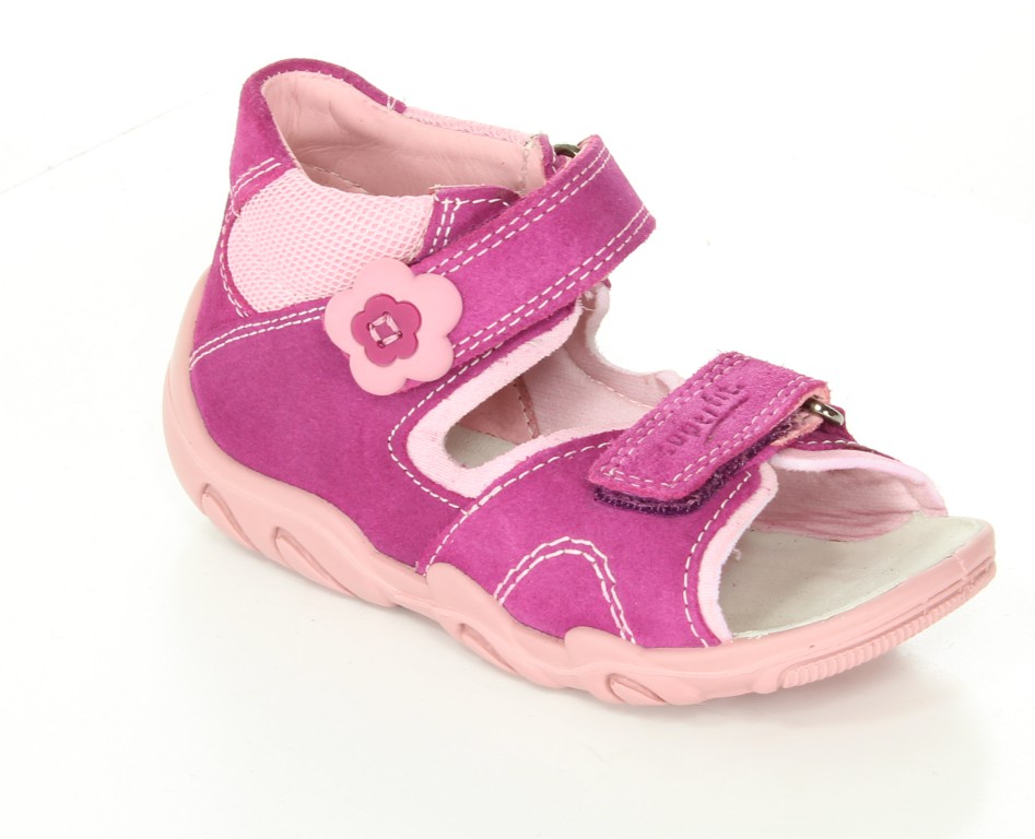 Super Fit Sandały 2-00011-74 Velour/Textil r.24-26