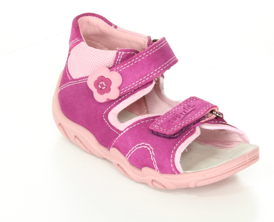 Super Fit Sandały 2-00011-74 Velour/Textil r.24-26