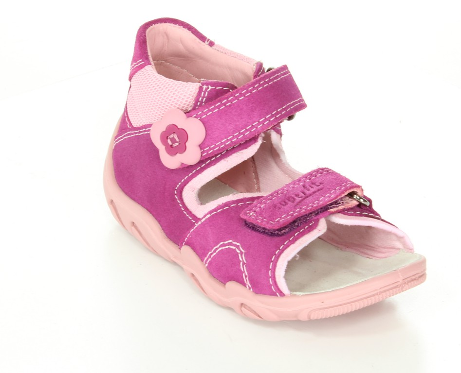 Super Fit Sandały 2-00011-74 Velour/Textil r.24-26