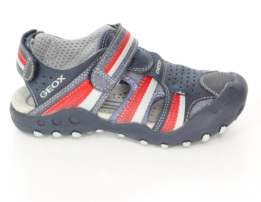 Geox Sandały J42E1D Morski/Czerwony  r.27-31