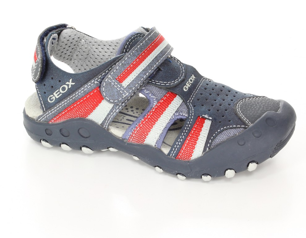 Geox Sandały J42E1D Morski/Czerwony  r.27-31