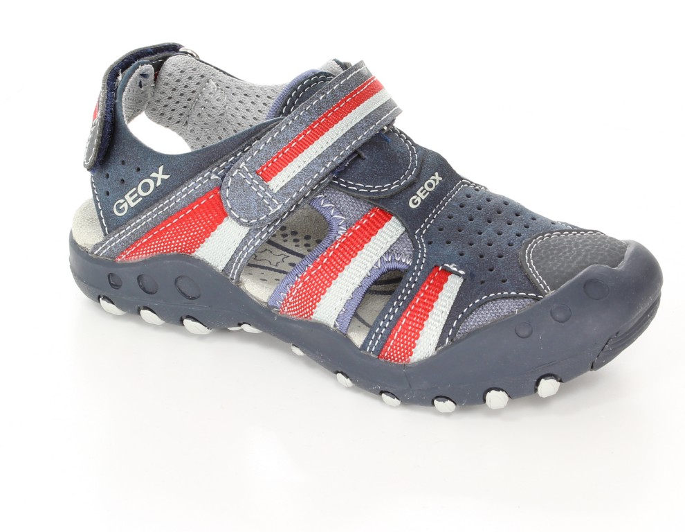 Geox Sandały J42E1D Morski/Czerwony  r.27-31