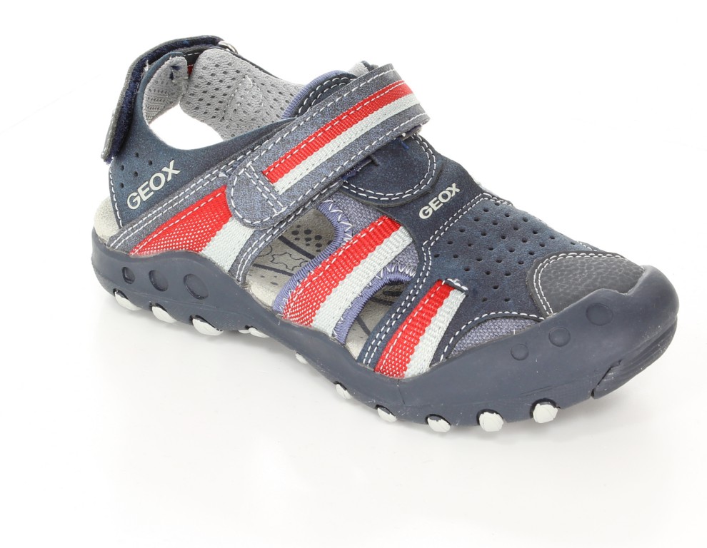 Geox Sandały J42E1D Morski/Czerwony  r.27-31