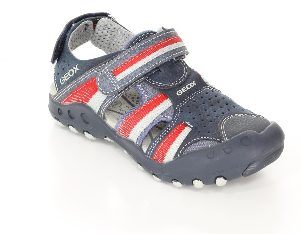 Geox Sandały J42E1D Morski/Czerwony  r.27-31