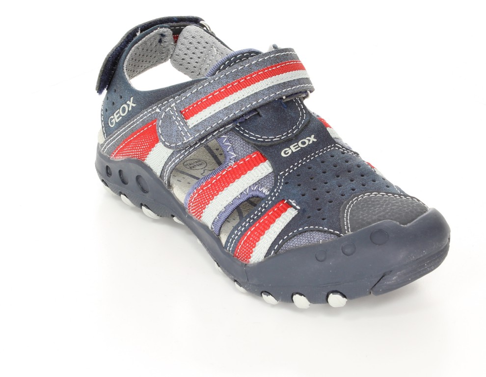 Geox Sandały J42E1D Morski/Czerwony  r.27-31