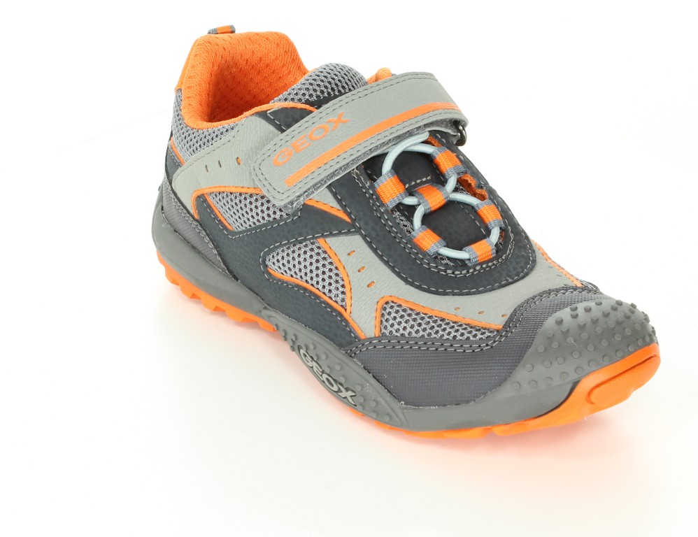 Geox Półbuty J42F2A Dk Grey/Orange r.27-31