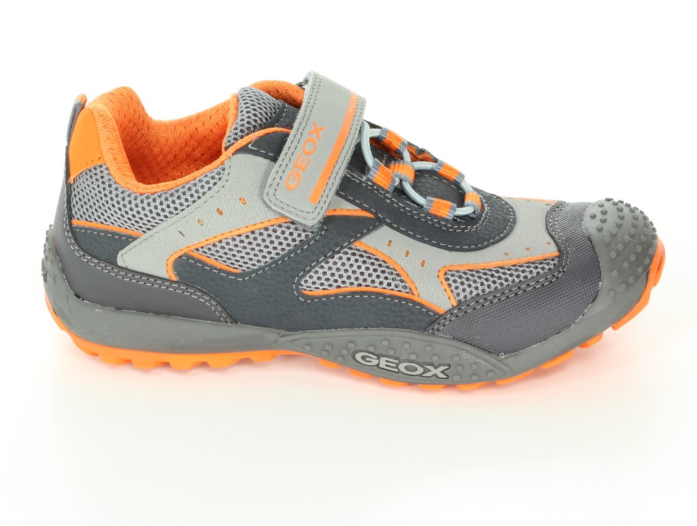 Geox Półbuty J42F2A Dk Grey/Orange r.32-35