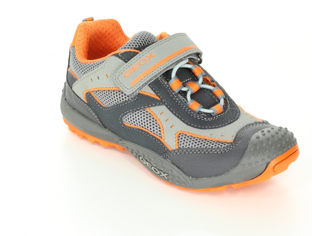 Geox Półbuty J42F2A Dk Grey/Orange r.32-35