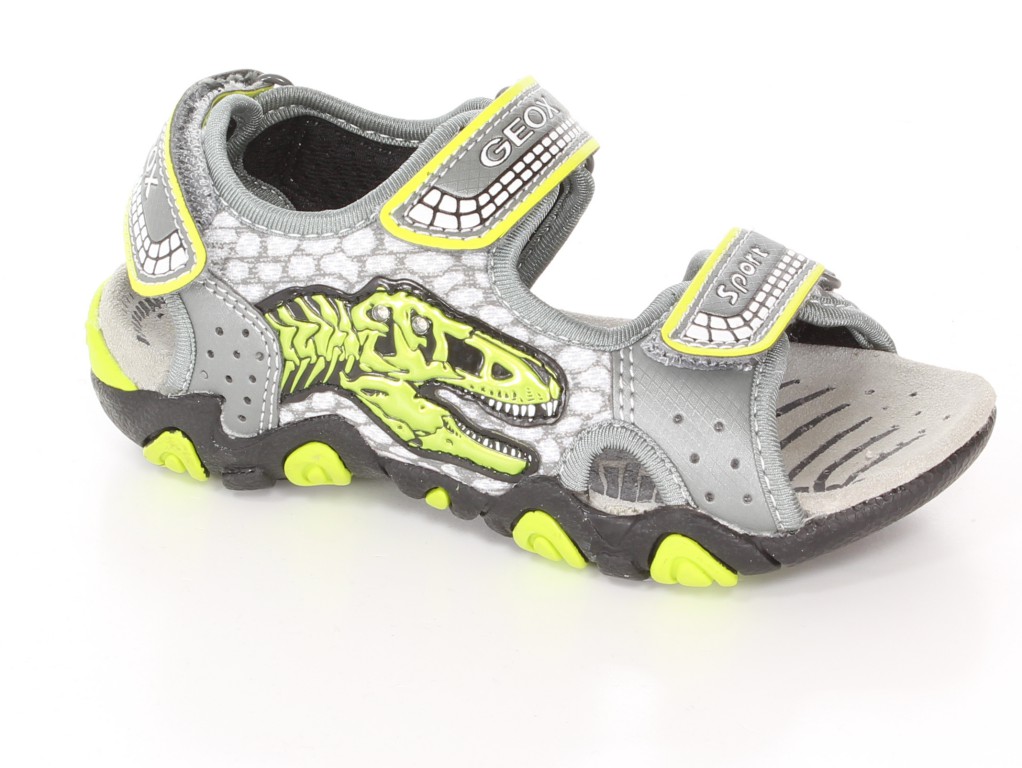 Geox Sandały J4224F Szary/J.Zielony r.28-32