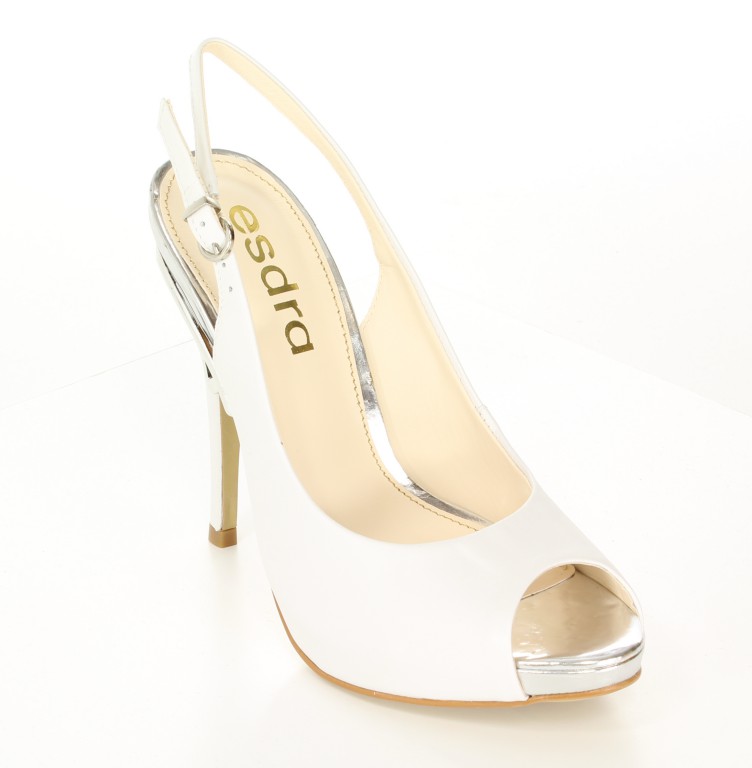 Esdra Sandały 115 Vitello Branco