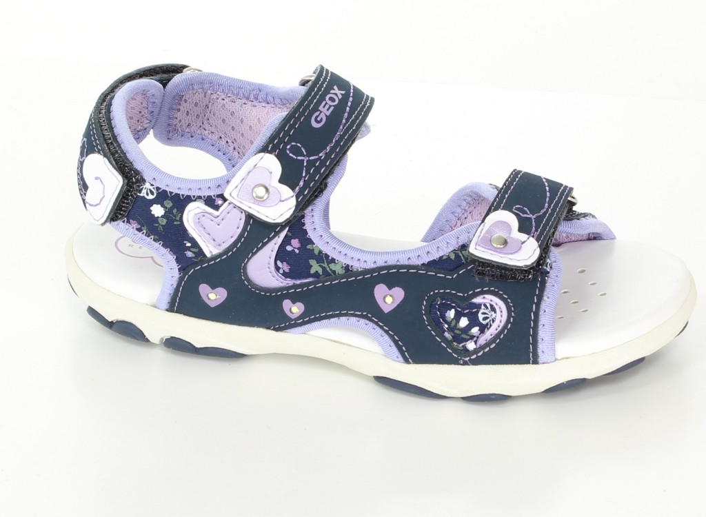 Geox Sandały J4290C Avio/Lilac r.24-27