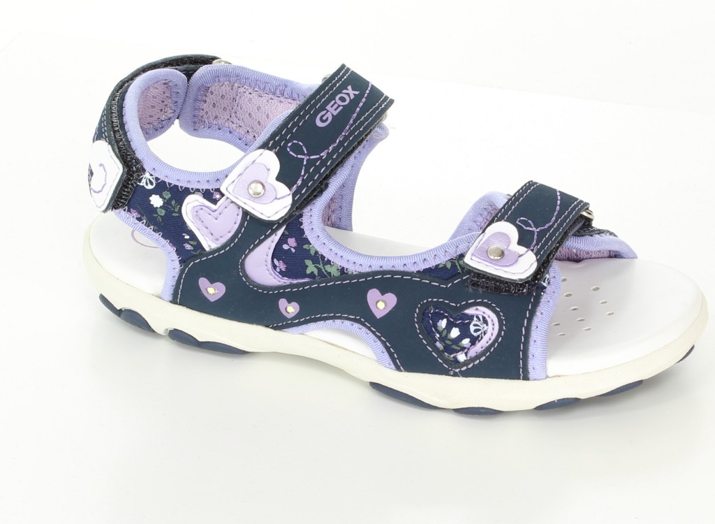 Geox Sandały J4290C Avio/Lilac r.24-27