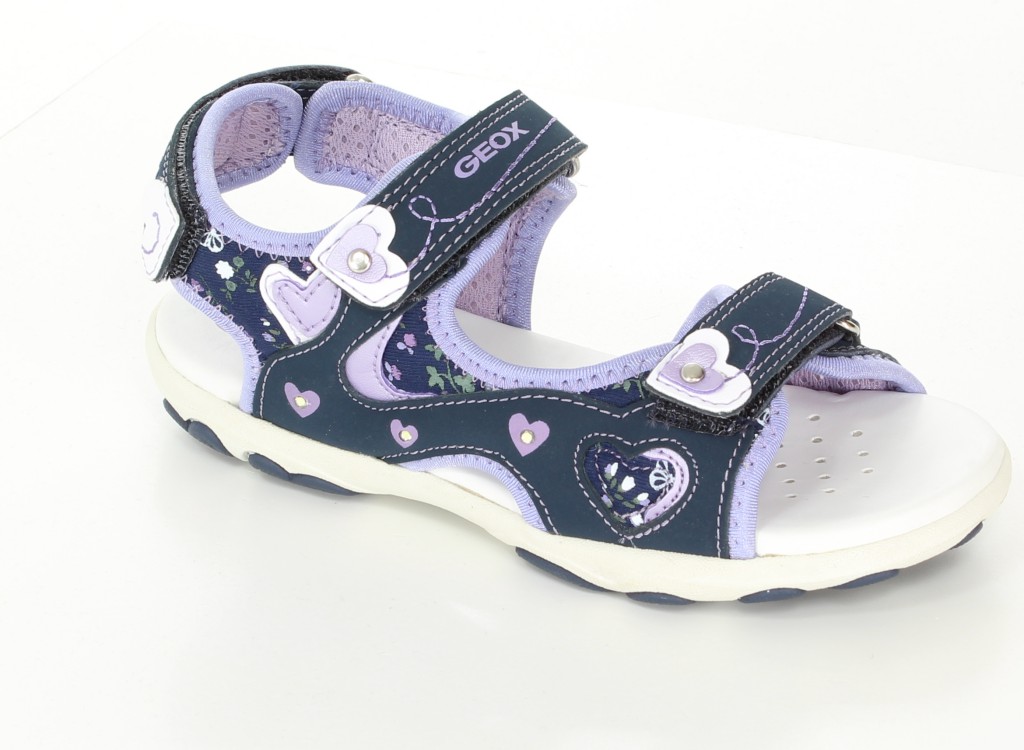 Geox Sandały J4290C Avio/Lilac r.24-27