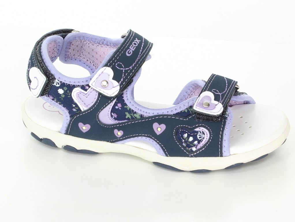 Geox Sandały J4290C Avio/Lilac r.28-32
