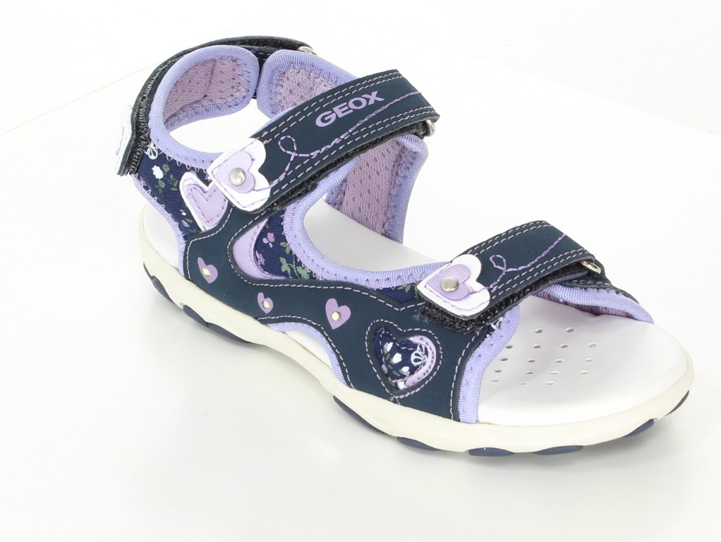 Geox Sandały J4290C Avio/Lilac r.28-32