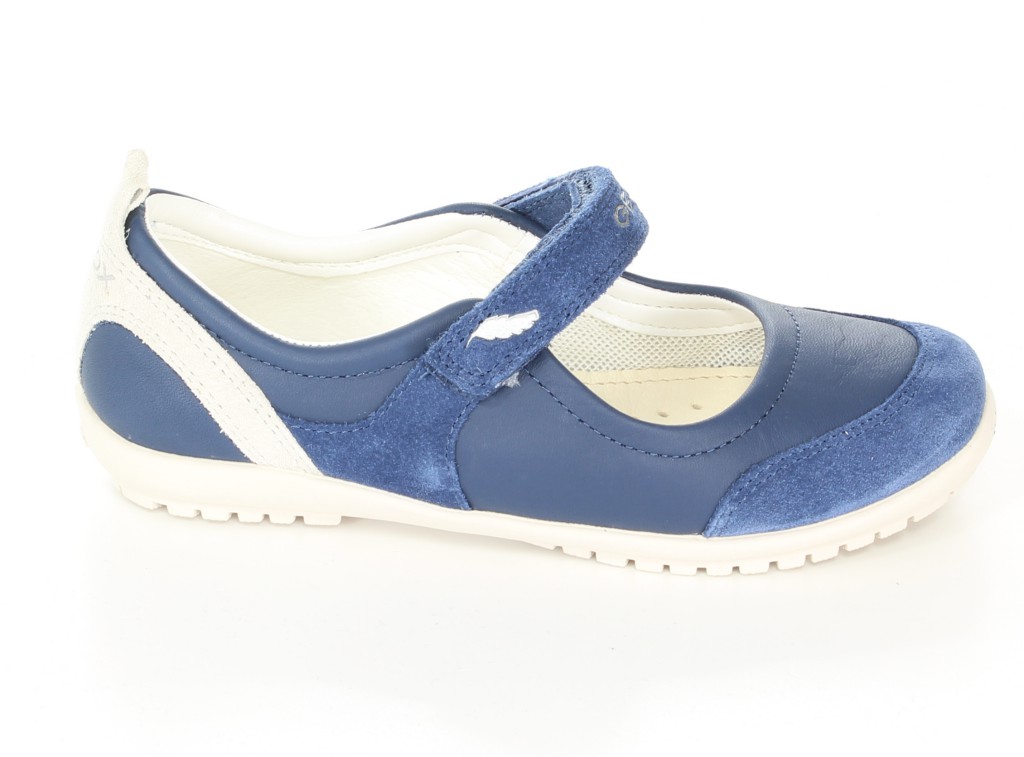 Geox Półbuty J42B1D Avio/Off White r.32-36