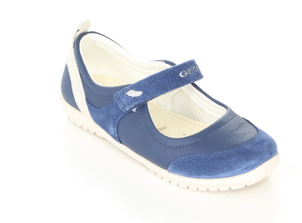 Geox Półbuty J42B1D Avio/Off White r.32-36