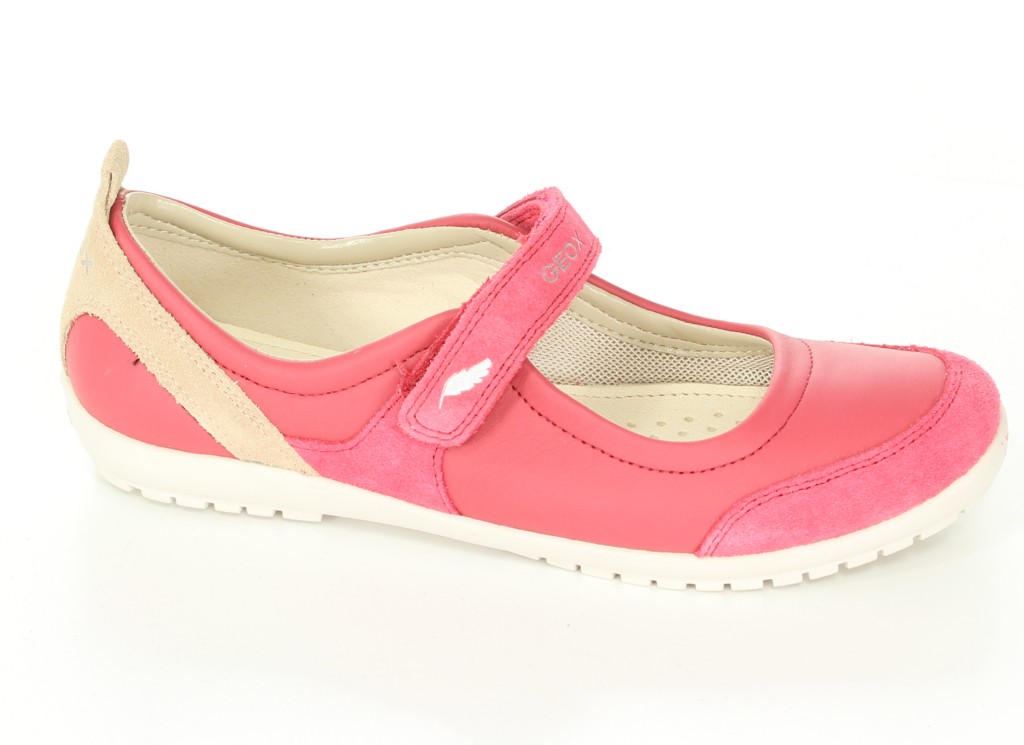 Geox Półbuty J4281D Cherry/Skin r.32-36