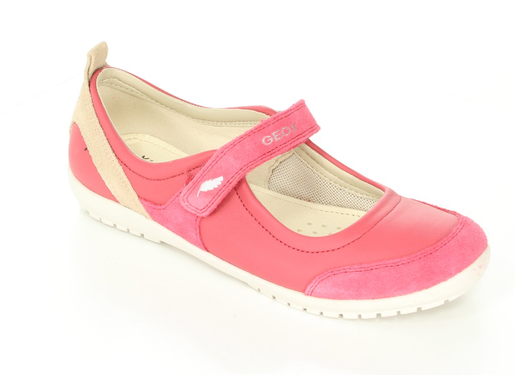 Geox Półbuty J4281D Cherry/Skin r.32-36