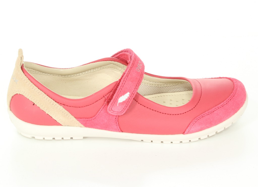 Geox Półbuty J4281D Cherry/Skin r.-28-31