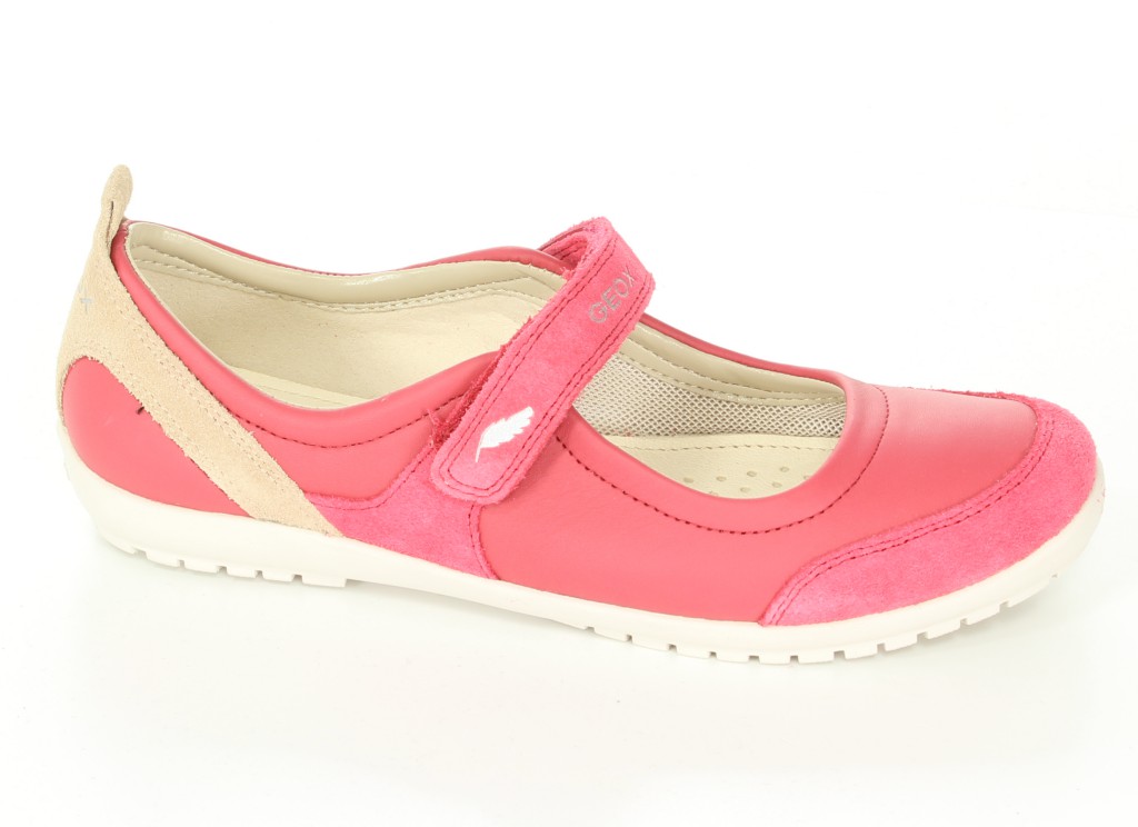 Geox Półbuty J4281D Cherry/Skin r.-28-31