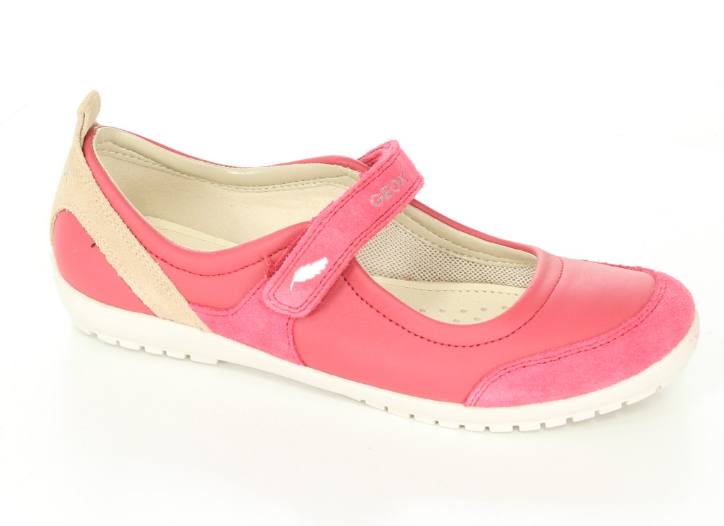 Geox Półbuty J4281D Cherry/Skin r.-28-31