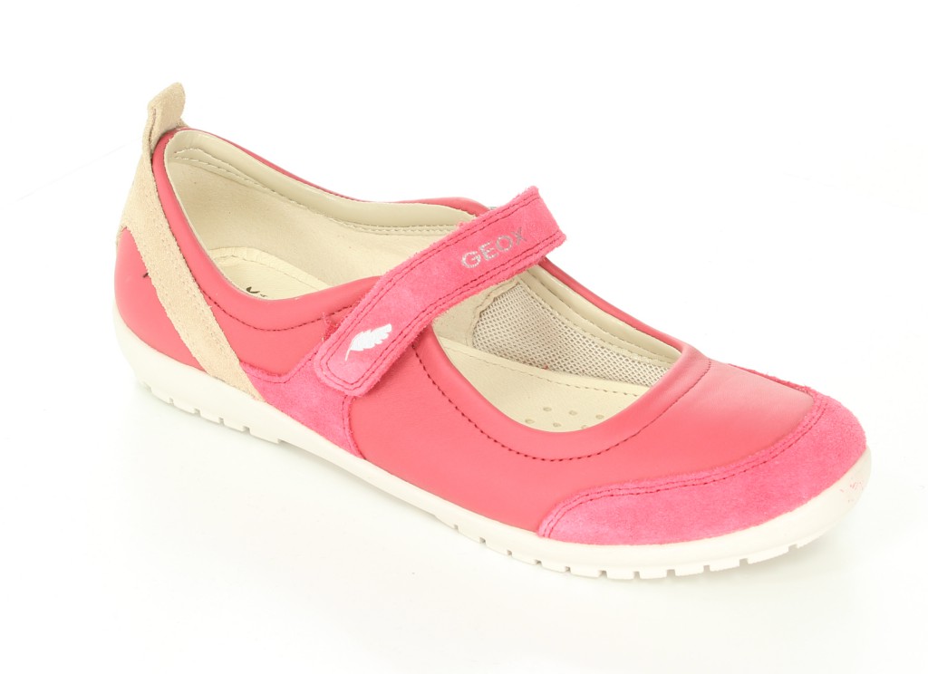 Geox Półbuty J4281D Cherry/Skin r.-28-31