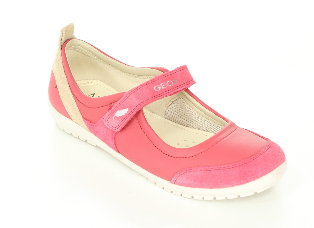Geox Półbuty J4281D Cherry/Skin r.-28-31