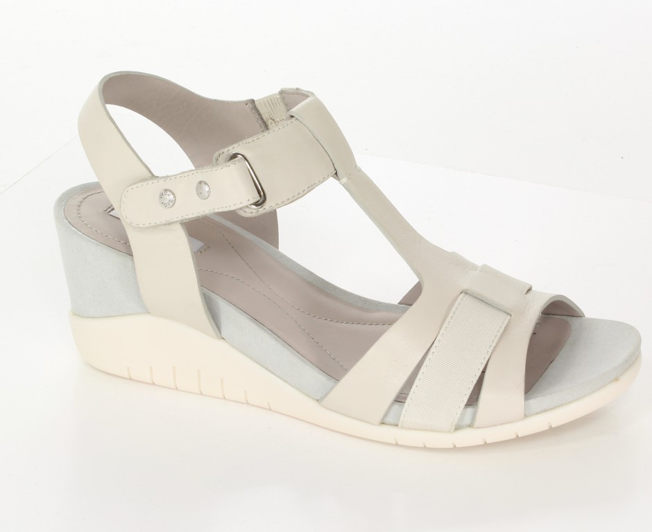 Geox Sandały D4274A Jasny Szary