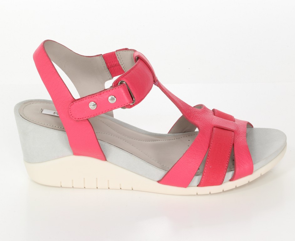 Geox Sandały D4274A Fuksja