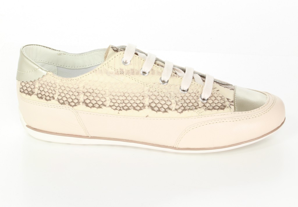 Geox Półbuty D4260A Milk/Skin