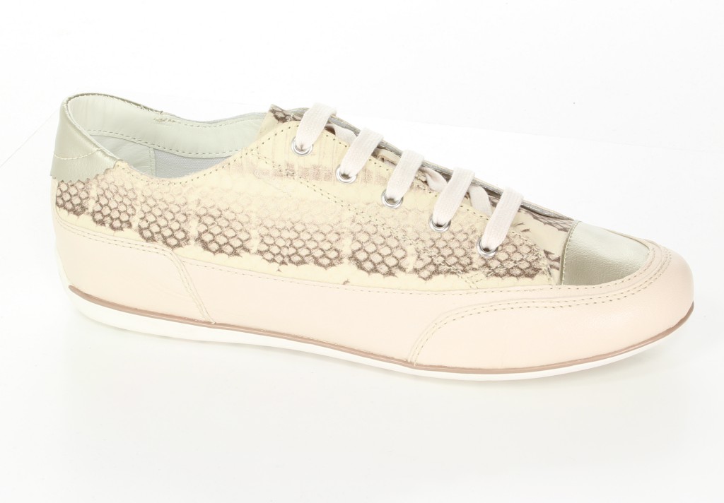 Geox Półbuty D4260A Milk/Skin