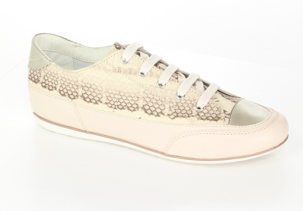 Geox Półbuty D4260A Milk/Skin