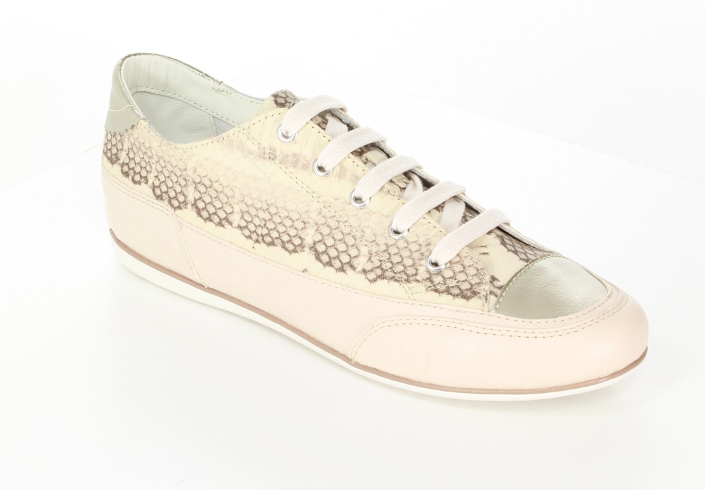 Geox Półbuty D4260A Milk/Skin