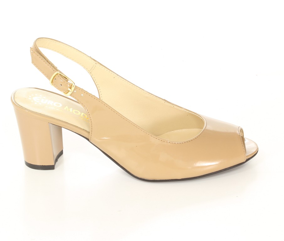 Eksbut Sandały 34-3103-772-1G Beż Lakier