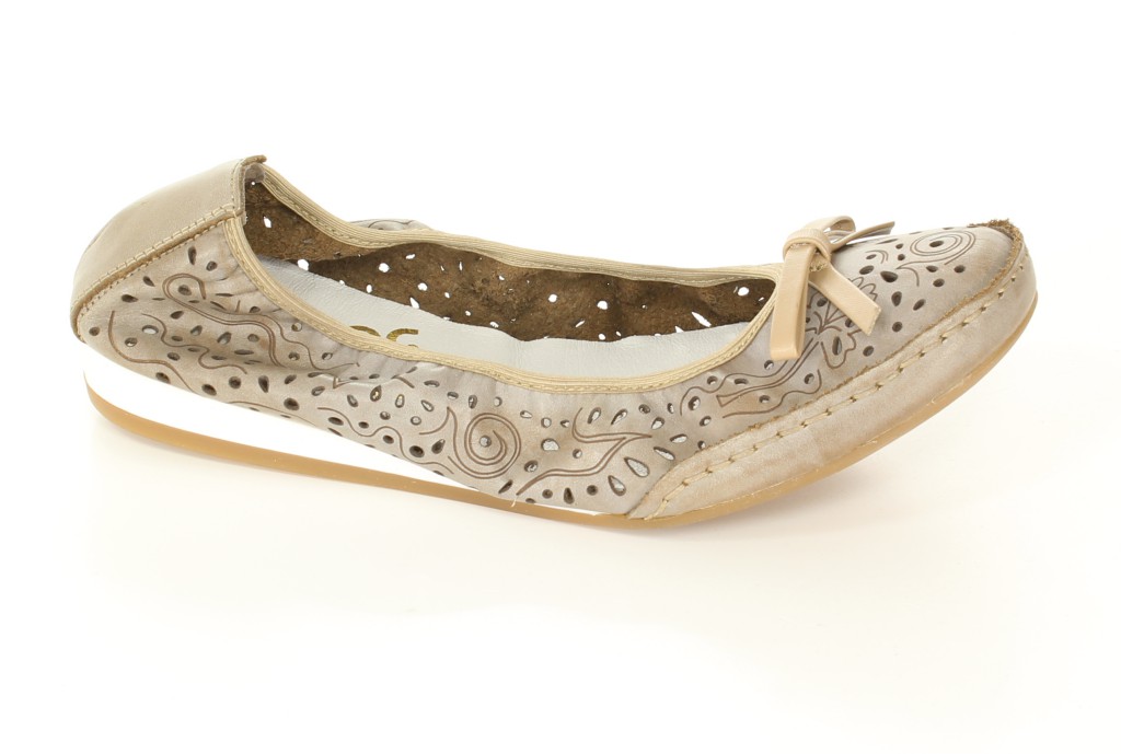 Rieker Baleriny 41287-62 Beige 