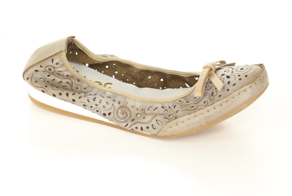 Rieker Baleriny 41287-62 Beige 