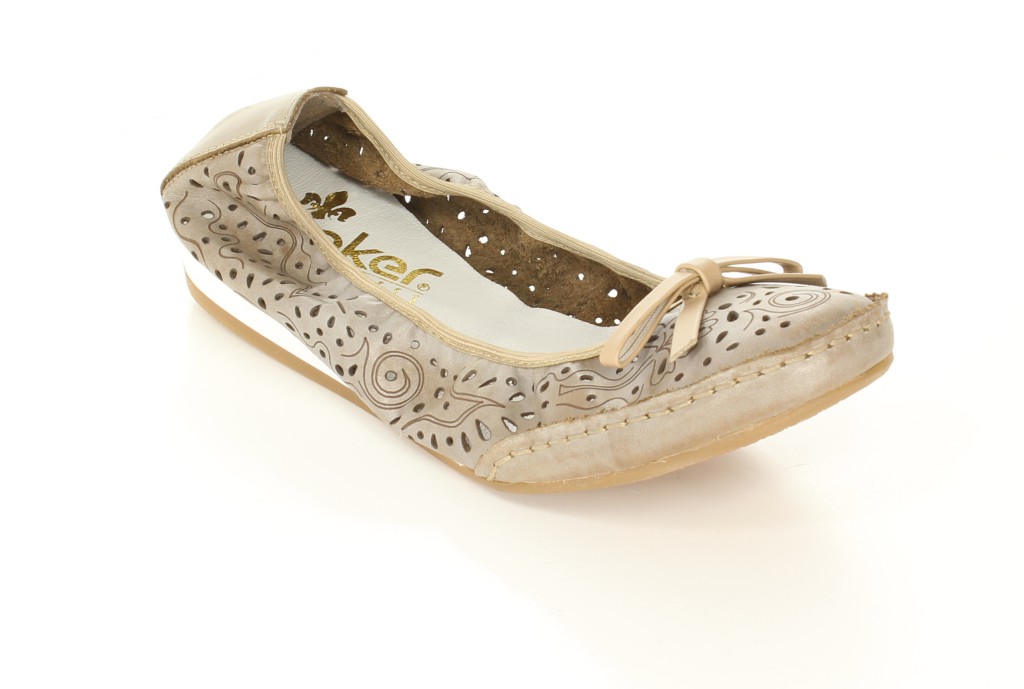 Rieker Baleriny 41287-62 Beige 