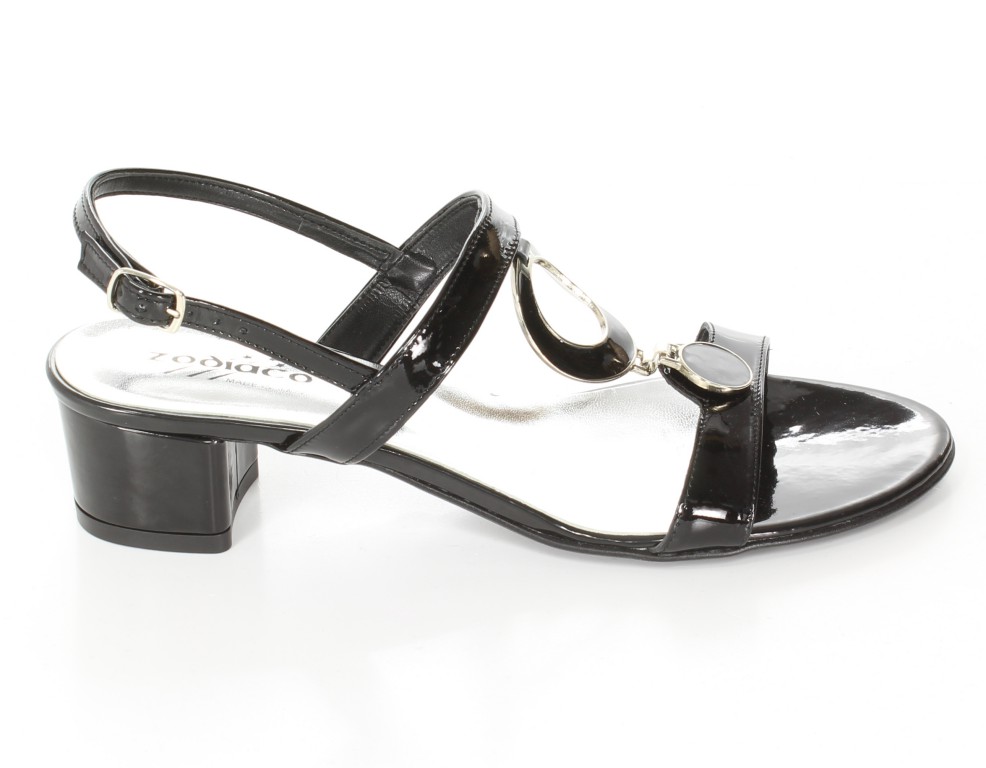 Zodiaco Sandały D198 Nero 