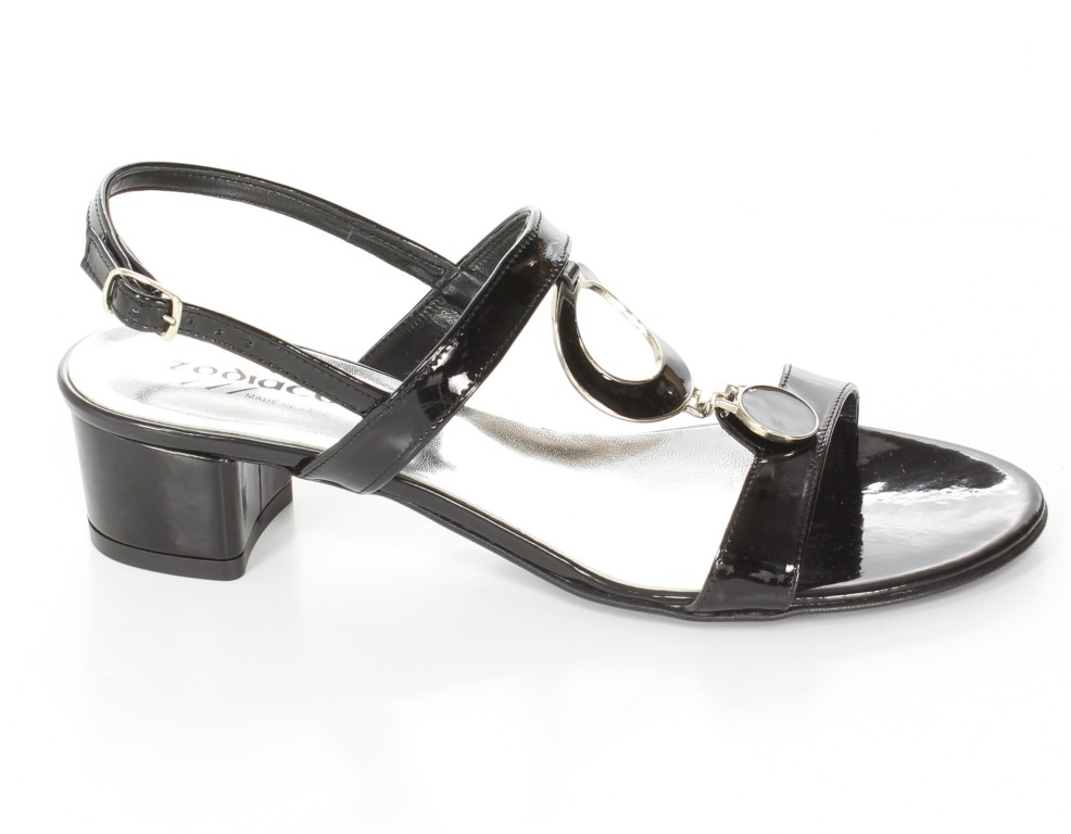 Zodiaco Sandały D198 Nero 