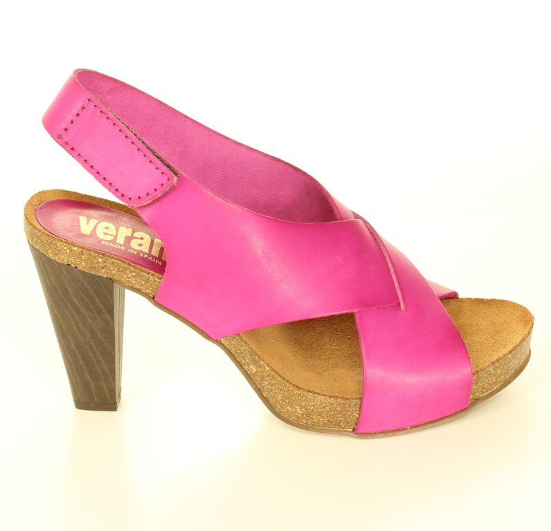 Verano Sandały  4014 Piel Napack Magenta