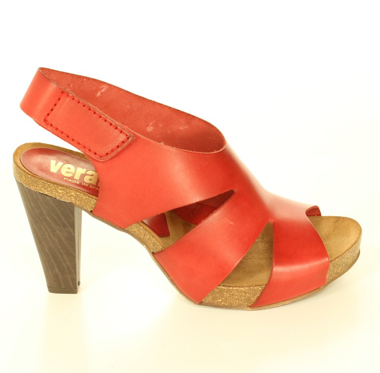 Verano Sandały 4035 Piel Napack Rosso