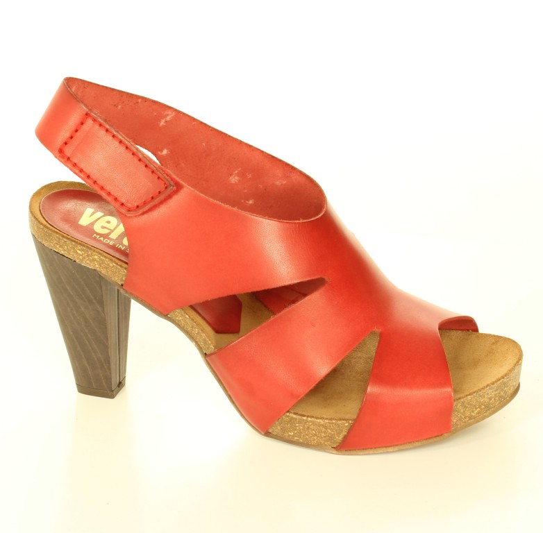 Verano Sandały 4035 Piel Napack Rosso