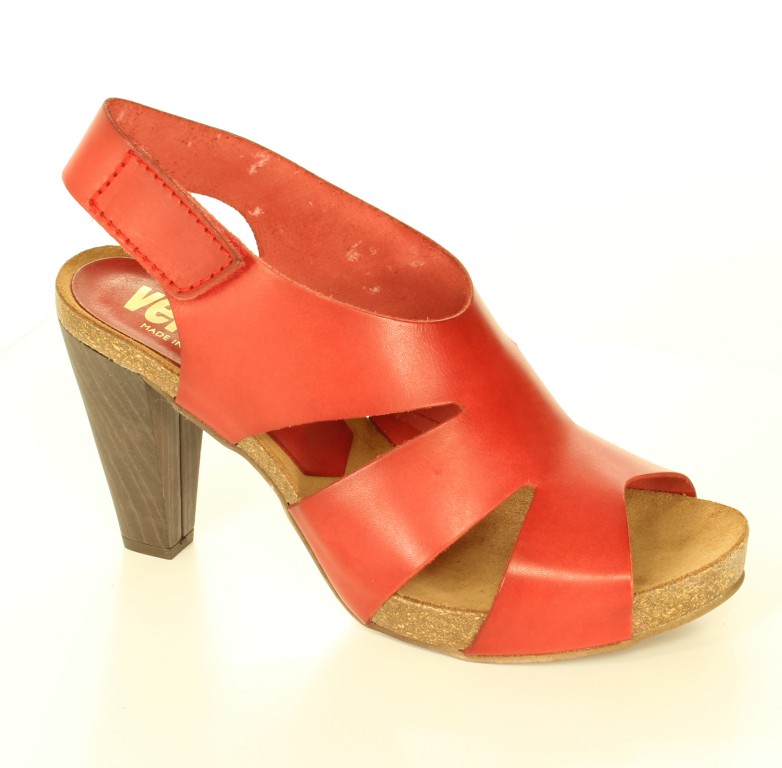 Verano Sandały 4035 Piel Napack Rosso