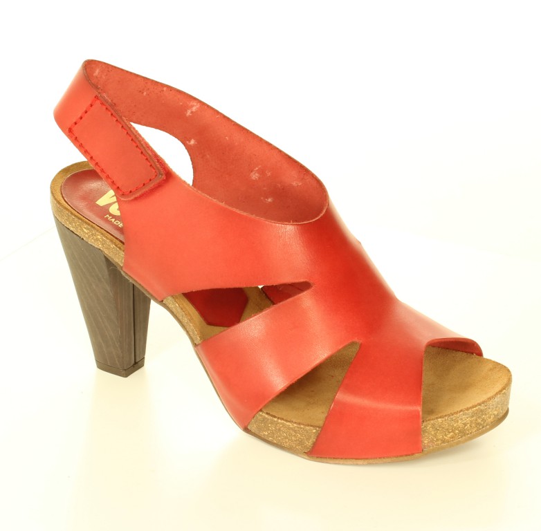 Verano Sandały 4035 Piel Napack Rosso