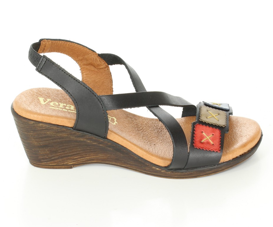 Verano Sandały 1745 Negro Multi 
