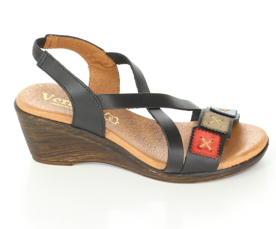 Verano Sandały 1745 Negro Multi 