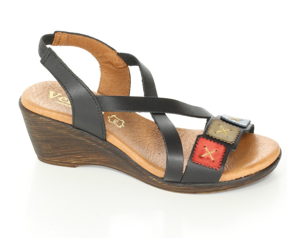 Verano Sandały 1745 Negro Multi 