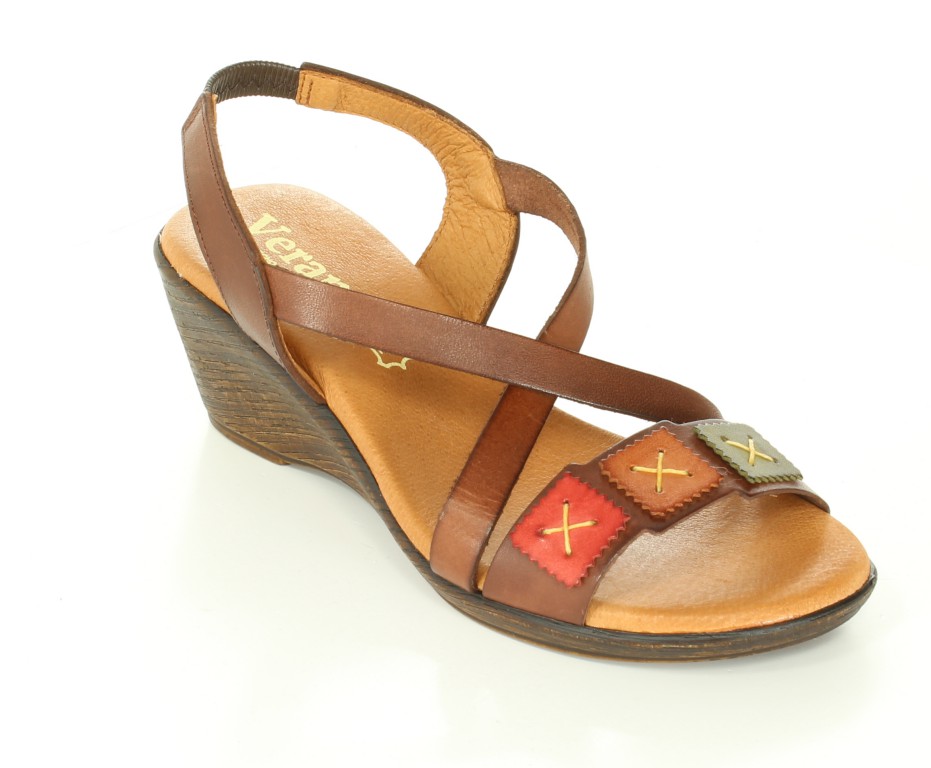 Verano Sandały 1745 Marron Multi 