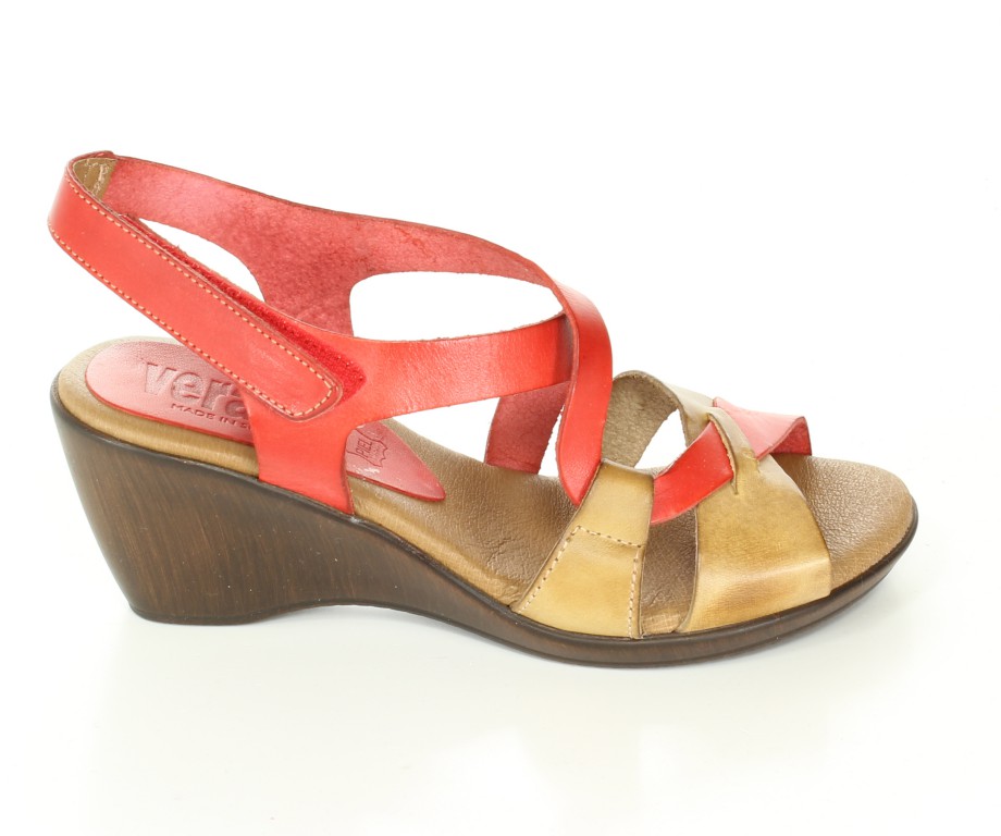 Verano Sandały 5010 Rojo Beige